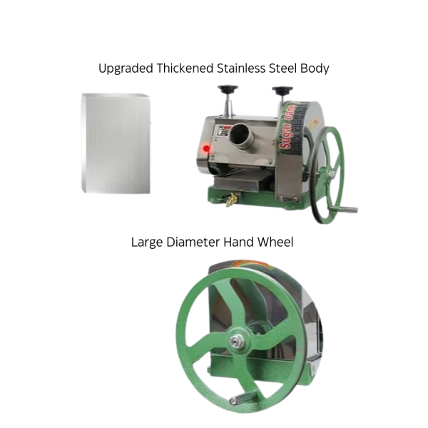 Sugarcane Juice Machine with Heavyduty 6.5HP Petrol Engine - Image 4
